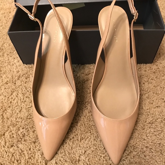 ann taylor slingback shoes